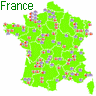 la carte de France des JdG !